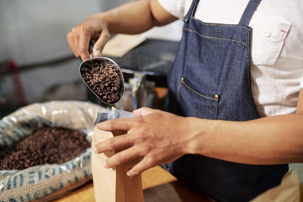 Packaging Coffee Beans